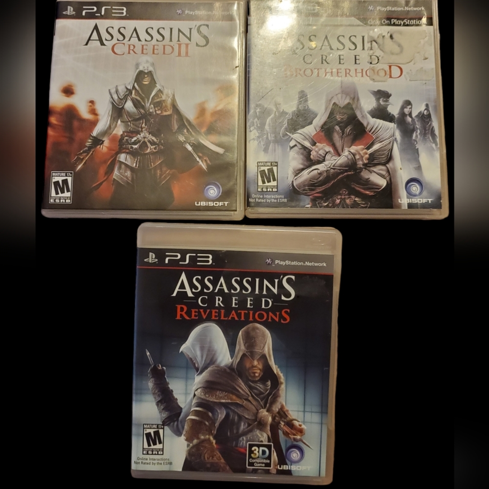 PS3 Assassin’s Creed Trilogy II, Brotherhood, and Revelations- Playstation 3